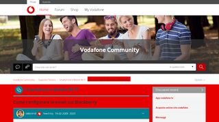 
                            1. Come configurare le email sul Blackberry - Vodafone Community