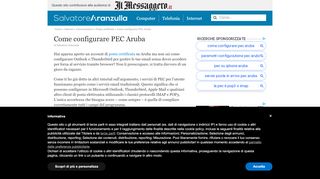 
                            12. Come configurare PEC Aruba | Salvatore Aranzulla