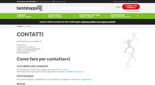 
                            13. Come contattarci - Bestshopping.com