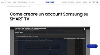 
                            1. Come creare un account Samsung su SMART TV | Samsung Supporto ...