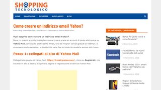 
                            11. Come creare un indirizzo email Yahoo? Vediamolo insieme