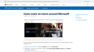 
                            3. Come creare un nuovo account Microsoft
