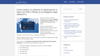 
                            13. Come creare un sistema di registrazione e login con PHP e MySql (e ...