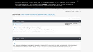 
                            9. come creare un sistema di registrazione e login in php - forum ...