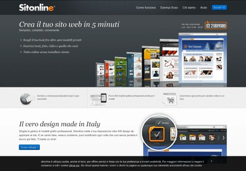 
                            1. Come creare un sito web: crea il tuo sito internet con Sitonline