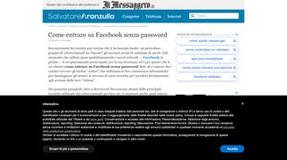 
                            6. Come entrare su Facebook senza password | Salvatore Aranzulla