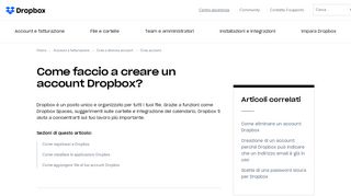 
                            5. Come faccio a creare un account Dropbox? – Assistenza Dropbox