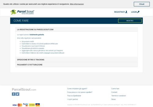 
                            5. Come fare - Confronta su ParcelScout le tariffe dei corrieri per spedire ...