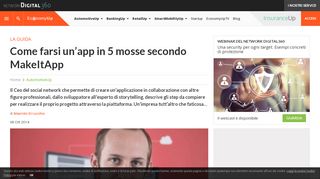 
                            5. Come farsi un'app in 5 mosse secondo MakeItApp | Economyup