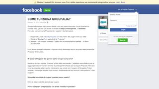 
                            8. COME FUNZIONA GROUPALIA? | Facebook