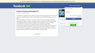 
                            5. Come funziona InfoJobs.it? | Facebook