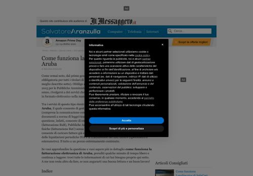 
                            6. Come funziona la fatturazione elettronica di Aruba | Salvatore Aranzulla