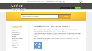 
                            10. Come funziona l'app toovoip? | Hilfe-Center | toolani - Billig ins ...