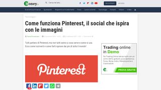 
                            11. Come funziona Pinterest, il social che ispira con le immagini - Money.it