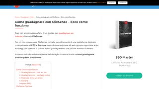 
                            4. Come guadagnare con ClixSense - Ecco come funziona - Final Design