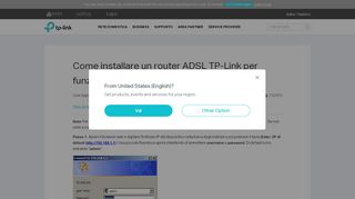 
                            2. Come installare un router ADSL TP-Link per funzionare con PPPoA ...