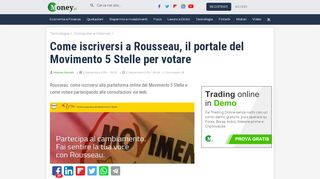 
                            9. Come iscriversi a Rousseau, il portale del Movimento 5 Stelle per votare