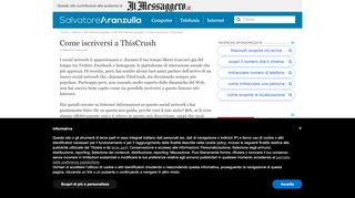 
                            7. Come iscriversi a ThisCrush | Salvatore Aranzulla