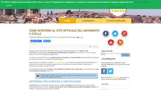 
                            8. Come iscriversi al sito ufficiale del Movimento 5 Stelle - Movimento 5 ...