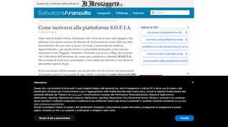 
                            10. Come iscriversi alla piattaforma S.O.F.I.A. | Salvatore Aranzulla
