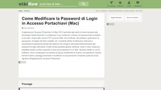 
                            10. Come Modificare la Password di Login in Accesso Portachiavi (Mac)