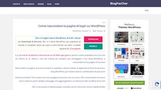 
                            2. Come nascondere la tua pagina di login su WordPress | BlogPasCher