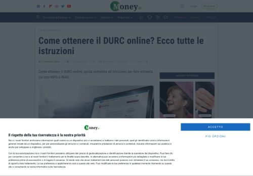 
                            8. Come ottenere il DURC online? Ecco tutte le istruzioni - Money.it