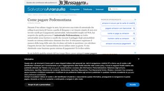 
                            13. Come pagare Pedemontana | Salvatore Aranzulla