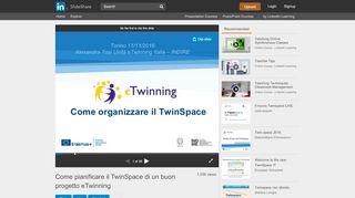 
                            11. Come pianificare il TwinSpace di un buon progetto eTwinning