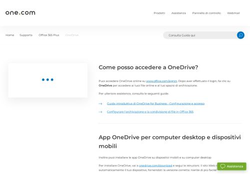 
                            4. Come posso accedere a OneDrive? – Assistenza | One.com