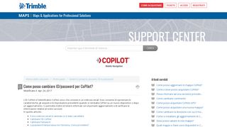 
                            7. Come posso cambiare ID/password per CoPilot? : CoPilot App Stores
