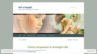 
                            6. Come recuperare le immagini del vecchio blog Spaces | Arti e bagagli