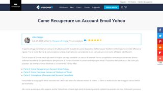 
                            8. Come Recuperare un Account Email Yahoo - Recoverit Data Recovery
