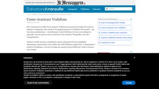 
                            9. Come ricaricare Vodafone | Salvatore Aranzulla