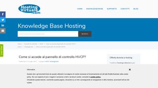 
                            3. Come si accede al pannello di controllo HVCP? - HostingVirtuale