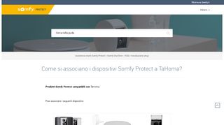 
                            5. Come si associano i dispositivi Somfy Protect a TaHoma ...