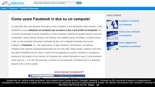 
                            7. Come usare Facebook in due su un computer | nigiara.it