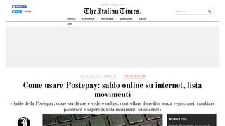 
                            12. Come usare Postepay? saldo online su internet, lista movimenti