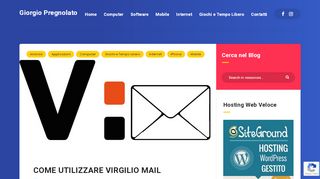 
                            10. COME UTILIZZARE VIRGILIO MAIL - Giorgio Pregnolato