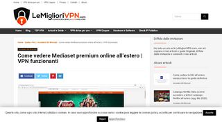 
                            1. Come vedere Mediaset premium online all'estero | VPN funzionanti ...