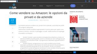 
                            12. Come vendere su Amazon: le opzioni da privati e da aziende | DoLab ...