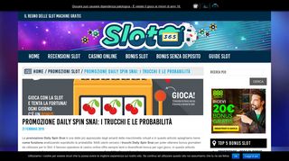 
                            4. Come vincere bonus ai Daily Spin di Snai: una promo fantastica