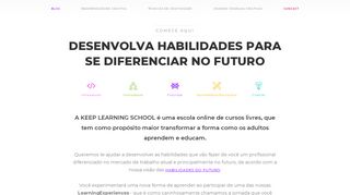 
                            3. Comece Aqui - Keep Learning School