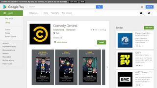 
                            8. Comedy Central – Apps no Google Play