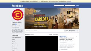 
                            11. Comedy Central Brasil - Página inicial | Facebook