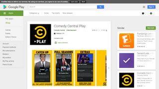 
                            7. Comedy Central Play – Apps no Google Play