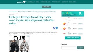 
                            6. Comedy Central play: como assistir seu programa de humor online