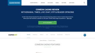 
                            11. ComeOn Casino Review - Expert & User Ratings - Feb 2019