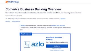 
                            6. Comerica Business Banking Overview - The SMB Guide