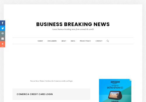 
                            12. Comerica credit card login – Tag – Business Breaking News